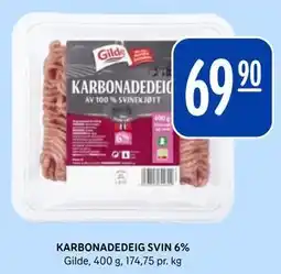 Rema 1000 KARBONADEDEIG SVIN 6% tilbud
