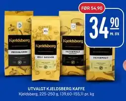 Rema 1000 UTVALGT KJELDSBERG KAFFE tilbud