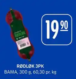 Rema 1000 RØDLØK 3PK tilbud