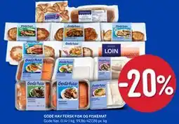 Rema 1000 GODE HAV FERSK FISK OG FISKEMAT tilbud