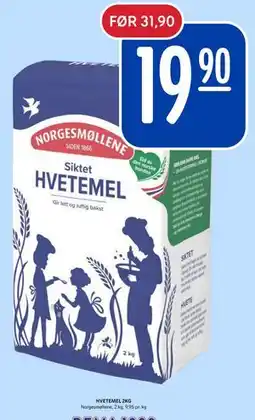Rema 1000 HVETEMEL 2KG tilbud