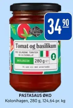 Rema 1000 PASTASAUS ØKO tilbud