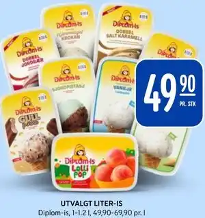Rema 1000 UTVALGT LITER-IS tilbud