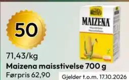 Gigaboks Maizena maisstivelse tilbud