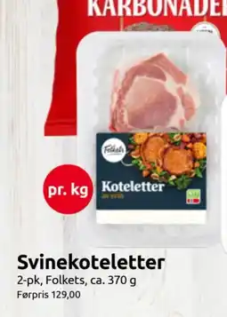 Joker Svinekoteletter tilbud
