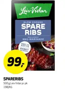 Bunnpris Spare ribs tilbud
