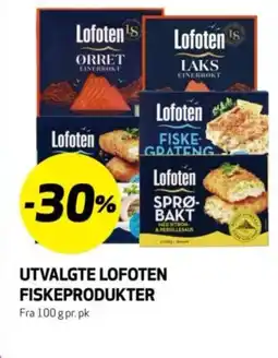 Bunnpris Utvalgte lofoten fiskeprodukter tilbud