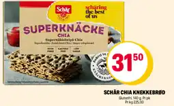 Coop Extra Schär chia knekkebrød tilbud