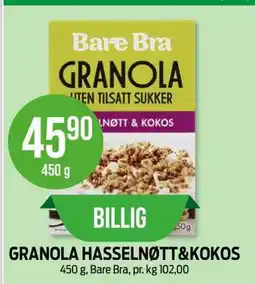 Kiwi GRANOLA HASSELNØTT&KOKOS tilbud