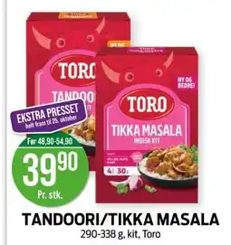 Kiwi TANDOORI/TIKKA MASALA tilbud