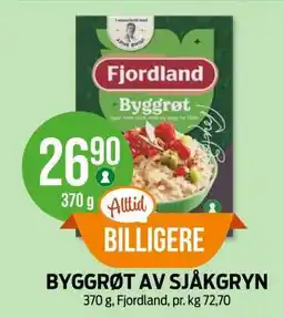Kiwi BYGGRØT AV SJÅKGRYN tilbud