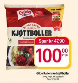 Coop Extra GILDE ITALIENSKE KJØTTBOLLER tilbud