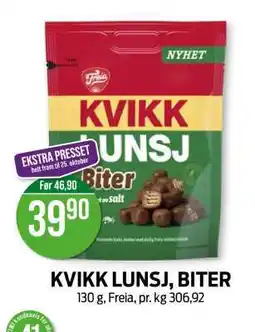 Kiwi KVIKK LUNSJ BITER tilbud