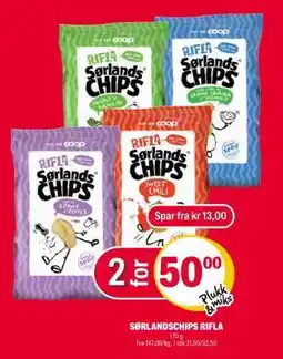 Coop Extra SØRLANDSCHIPS RIFLA tilbud