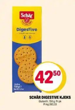 Coop Extra SCHÄR DIGESTIVE KJEKS tilbud