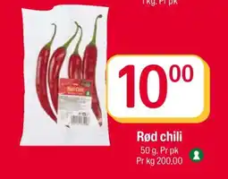 Coop Extra Rød chili tilbud