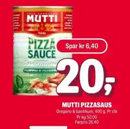 Coop Extra MUTTI PIZZASAUS tilbud