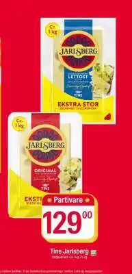Coop Extra Tine Jarlsberg tilbud