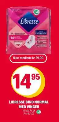Coop Extra LIBRESSE BIND NORMAL MED VINGER tilbud