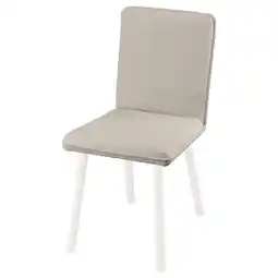 IKEA Tonstad Stol, Fridtuna lys beige/offwhite tilbud