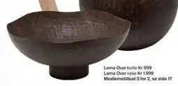 Møbelringen Lama Ovar bolle tilbud