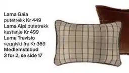 Møbelringen Lama Gaia putetrekk tilbud