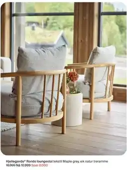 Møbelringen Hjellegjerde Rondo loungestol tilbud
