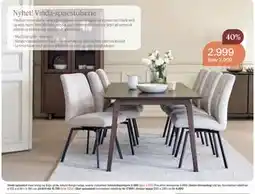 Møbelringen Vinda spisestol tilbud