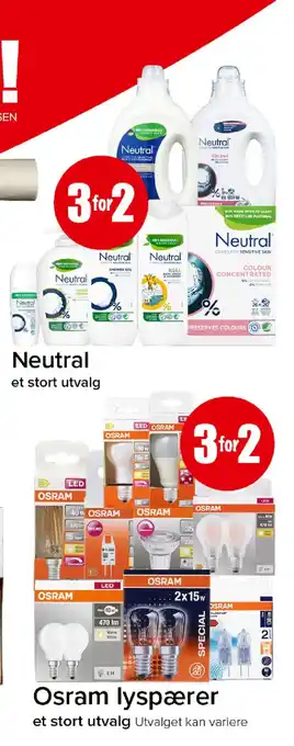 Spar Osram lyspærer tilbud