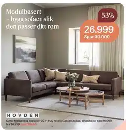 Møbelringen Centi hjørnesofa tilbud