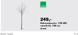 Biltema Oktober - Lyngdal Dekorasjonstre tilbud