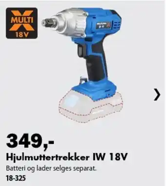Multi hjulmuttertrekker IW 18V
