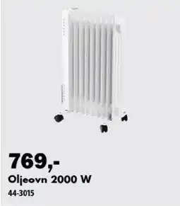Biltema Oljeovn 2000 W tilbud