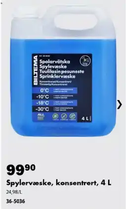 Biltema Biltema spylervæske konsentrert tilbud