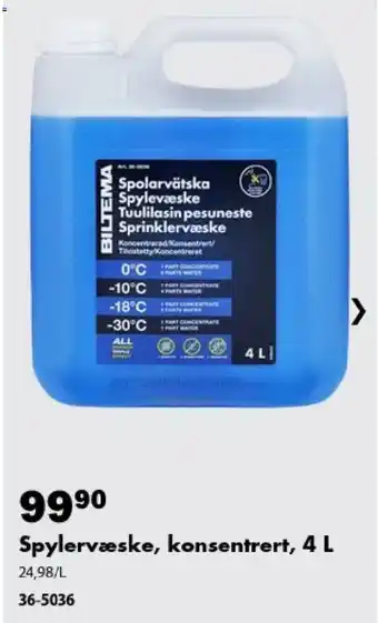 Biltema spylervæske konsentrert