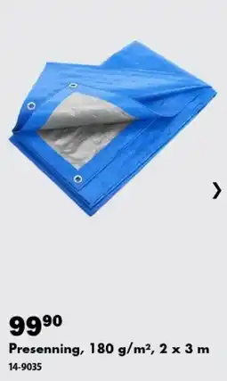 Biltema Presenning tilbud