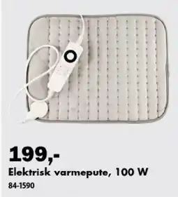 Biltema Elektrisk varmepute tilbud