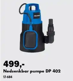 Biltema IbiliTecan nedsenkbar pumpe DP 402 tilbud