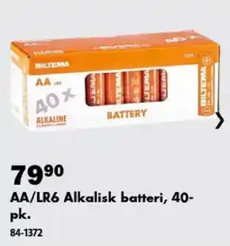 Biltema Biltema AA/LR6 Alkalisk batteri tilbud