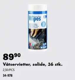 Biltema Wipes Våtservietter tilbud