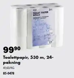 Biltema Toalettpapir tilbud
