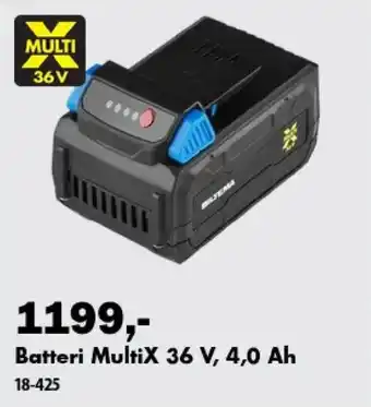 Batteri MultiX 36 V, 4,0 Ah