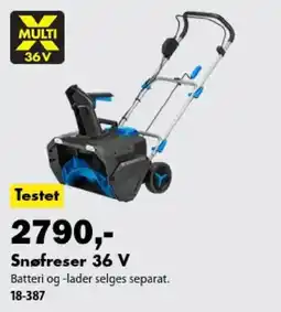 Biltema Multi Snøfreser 36 V tilbud