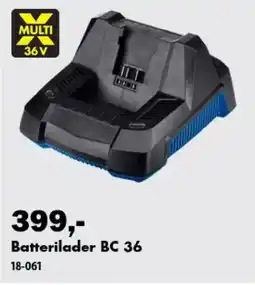 Biltema Multi Batterilader BC 36 tilbud