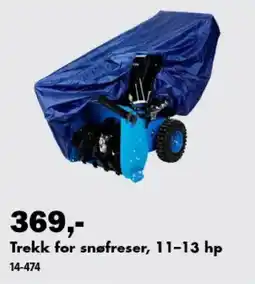 Biltema Trekk for snøfreser tilbud