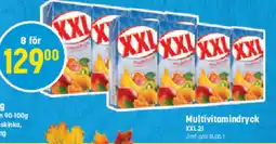 Eurocash XXL Multivitamindryck tilbud