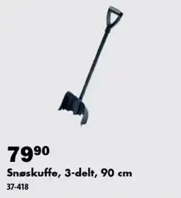 Biltema Snøskuffe, 3-delt, 90 cm tilbud