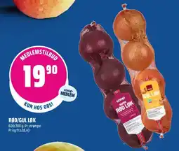 Coop Obs Rød/gul løk tilbud