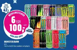 Coop Obs Monster/Burn tilbud