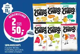 Coop Obs Sørlandschips tilbud